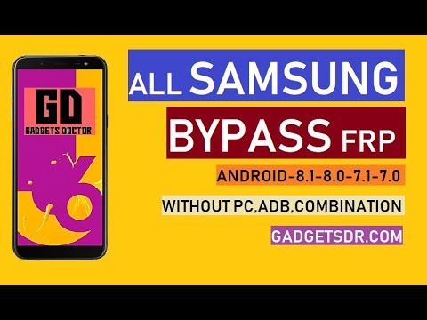 All Samsung FRP Bypass Android-8.1-7.1 All (Unlock Google Account)-[Latest Method]