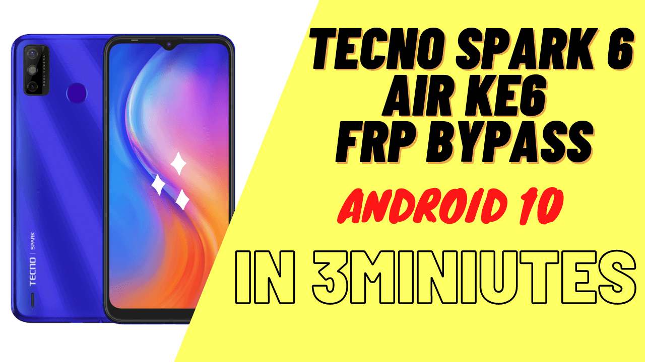 Tecno Spark 6 Air KE6 Da & Frp File SP Tool (Unlock Google) One-Click