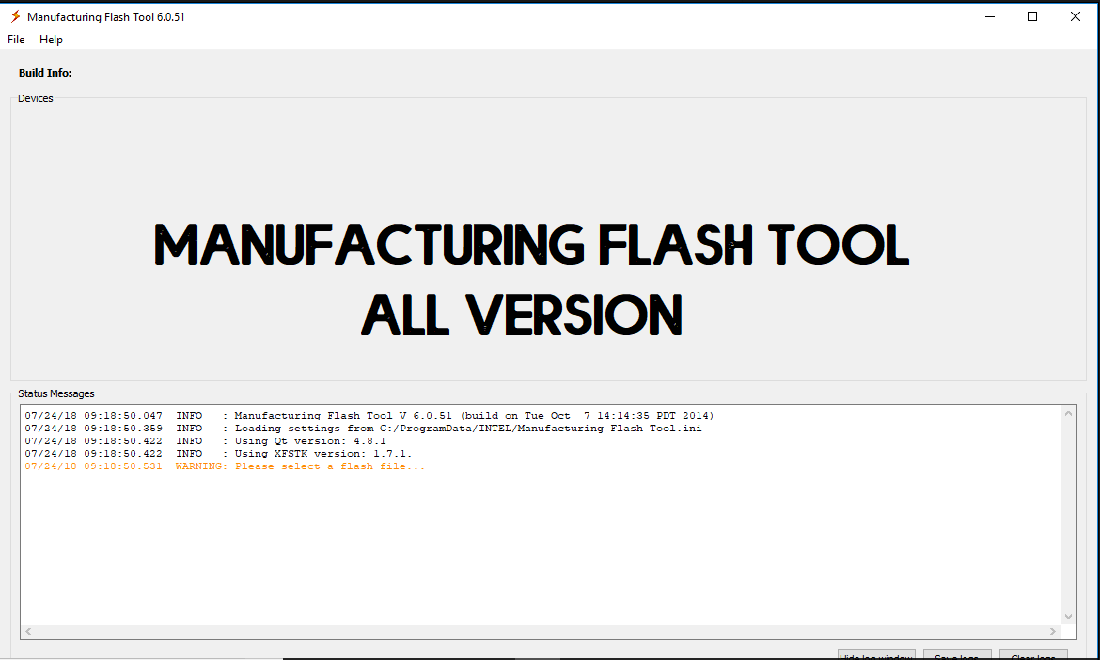 Download Manufacturing Flash Tool for Windows (32 & 64 bit) All Versions
