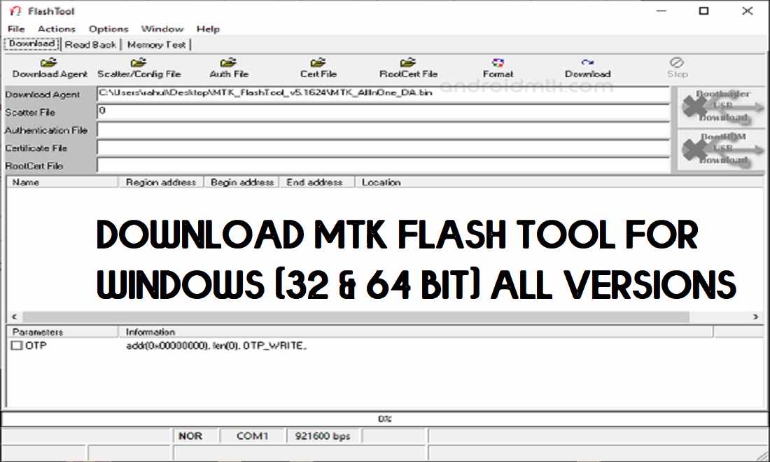 mtk flash tool download for pc windows 10 64 bit