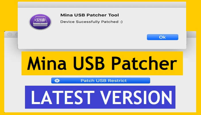 Mina USB Patcher Tool V1.1 for MAC FREE Version | Jailbreak Device New Way