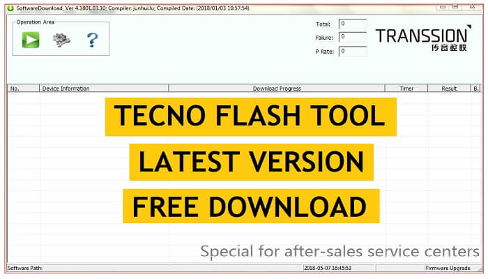 Tecno Flash Tool V5, V4 Download | All Version Latest Setup for Windows 2021
