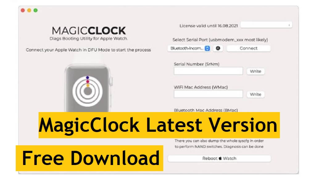 Download MagicClock & MagicAWRT Adapter Apple Repair Free Software iBus
