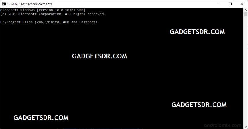 minimal adb fastboot for winkows 10