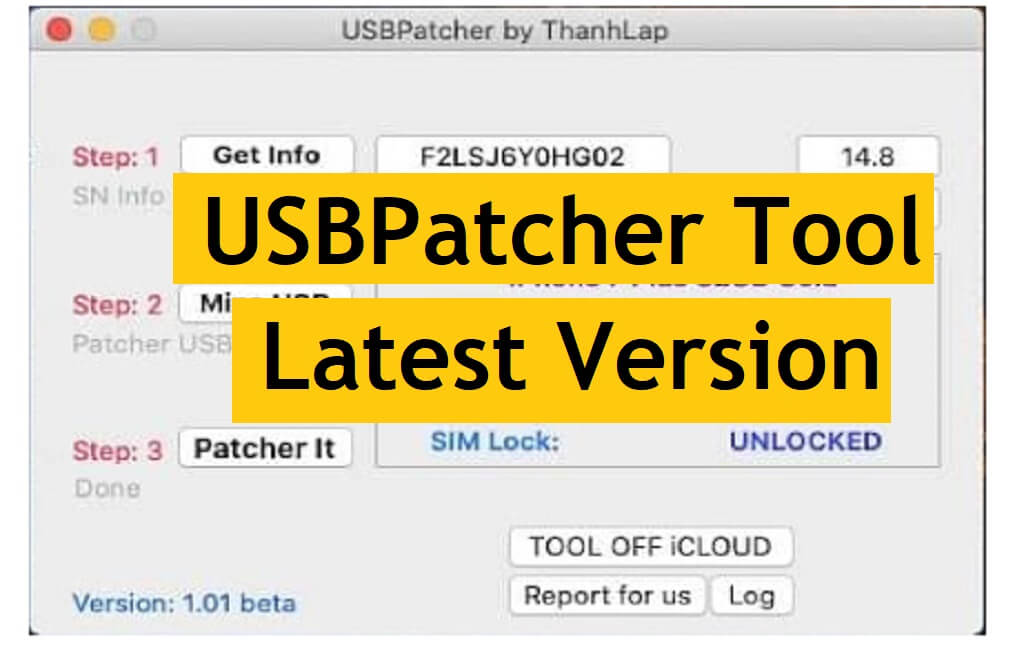 Download USBPatcher Tool V1.0.1 By ThanhLap for MAC Latest Version Free