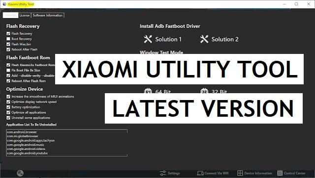 Xiaomi Utility Tool V5.4.1 Free Download Latest Version